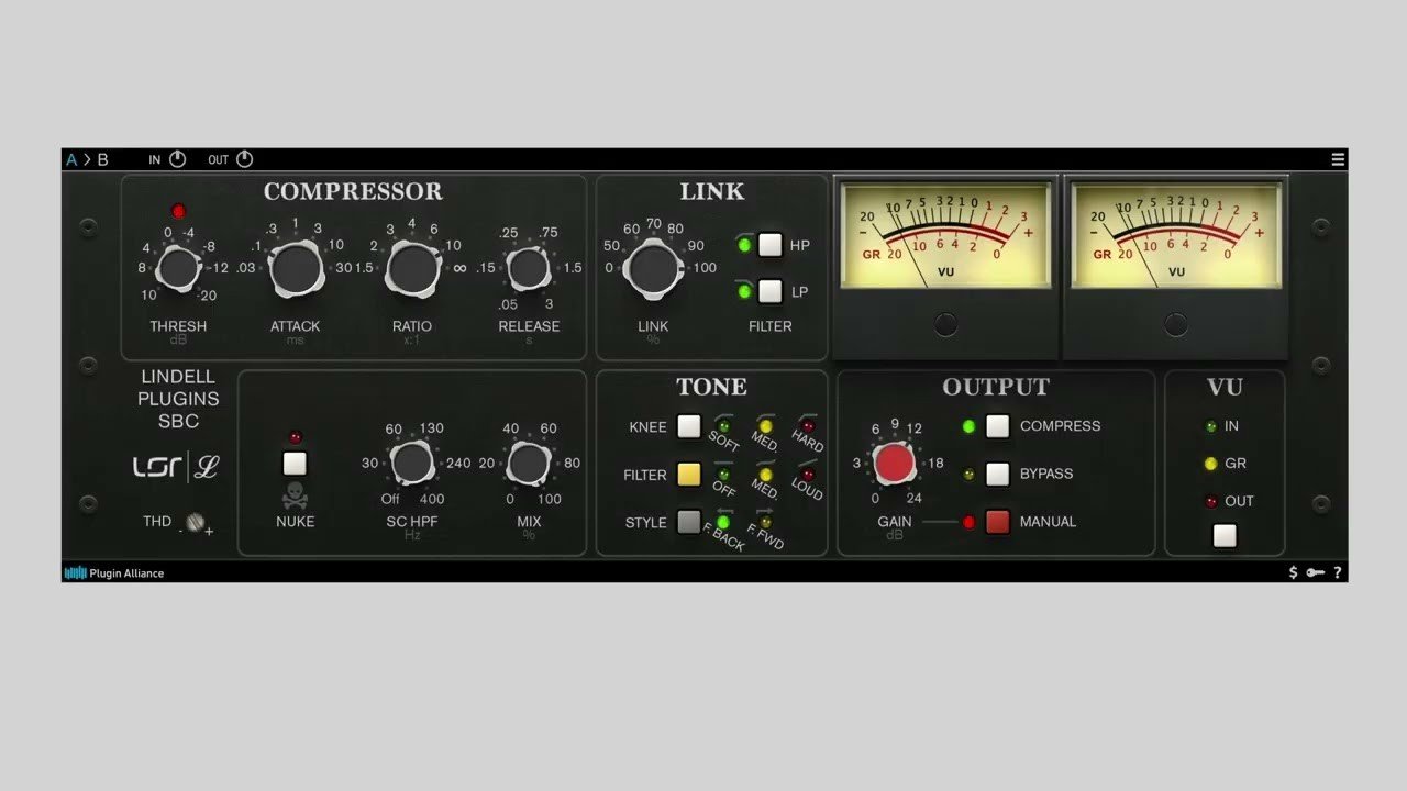 Plugin Alliance Lindell Audio SBC screenshot 1